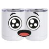 10 oz. White Stainless Steel Short Tumbler Thumbnail