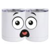 10 oz. White Stainless Steel Short Tumbler Thumbnail