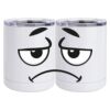 10 oz. White Stainless Steel Short Tumbler Thumbnail