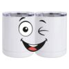 10 oz. White Stainless Steel Short Tumbler Thumbnail