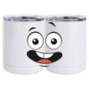 10 oz. White Stainless Steel Short Tumbler Thumbnail