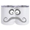10 oz. White Stainless Steel Short Tumbler Thumbnail