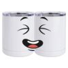 10 oz. White Stainless Steel Short Tumbler Thumbnail