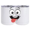 10 oz. White Stainless Steel Short Tumbler Thumbnail