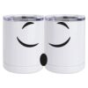 10 oz. White Stainless Steel Short Tumbler Thumbnail