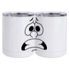 10 oz. White Stainless Steel Short Tumbler Thumbnail