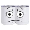 10 oz. White Stainless Steel Short Tumbler Thumbnail