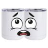 10 oz. White Stainless Steel Short Tumbler Thumbnail