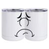 10 oz. White Stainless Steel Short Tumbler Thumbnail