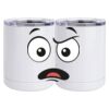 10 oz. White Stainless Steel Short Tumbler Thumbnail