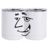 10 oz. White Stainless Steel Short Tumbler Thumbnail