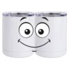 10 oz. White Stainless Steel Short Tumbler Thumbnail