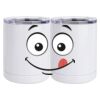10 oz. White Stainless Steel Short Tumbler Thumbnail