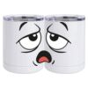 10 oz. White Stainless Steel Short Tumbler Thumbnail