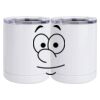10 oz. White Stainless Steel Short Tumbler Thumbnail