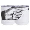 10 oz. White Stainless Steel Short Tumbler Thumbnail