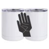 10 oz. White Stainless Steel Short Tumbler Thumbnail