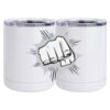 10 oz. White Stainless Steel Short Tumbler Thumbnail