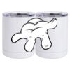 10 oz. White Stainless Steel Short Tumbler Thumbnail