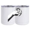 10 oz. White Stainless Steel Short Tumbler Thumbnail