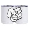 10 oz. White Stainless Steel Short Tumbler Thumbnail