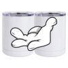 10 oz. White Stainless Steel Short Tumbler Thumbnail