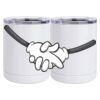 10 oz. White Stainless Steel Short Tumbler Thumbnail