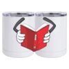 10 oz. White Stainless Steel Short Tumbler Thumbnail