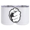 10 oz. White Stainless Steel Short Tumbler Thumbnail