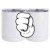10 oz. White Stainless Steel Short Tumbler Thumbnail