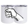 10 oz. White Stainless Steel Short Tumbler Thumbnail