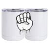 10 oz. White Stainless Steel Short Tumbler Thumbnail
