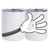 10 oz. White Stainless Steel Short Tumbler Thumbnail
