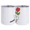 10 oz. White Stainless Steel Short Tumbler Thumbnail