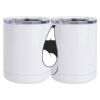 10 oz. White Stainless Steel Short Tumbler Thumbnail
