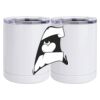 10 oz. White Stainless Steel Short Tumbler Thumbnail