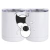 10 oz. White Stainless Steel Short Tumbler Thumbnail