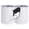 10 oz. White Stainless Steel Short Tumbler Thumbnail