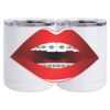 10 oz. White Stainless Steel Short Tumbler Thumbnail