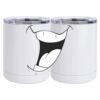 10 oz. White Stainless Steel Short Tumbler Thumbnail