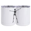 10 oz. White Stainless Steel Short Tumbler Thumbnail
