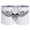 10 oz. White Stainless Steel Short Tumbler Thumbnail