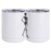 10 oz. White Stainless Steel Short Tumbler Thumbnail