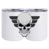 10 oz. White Stainless Steel Short Tumbler Thumbnail