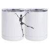 10 oz. White Stainless Steel Short Tumbler Thumbnail