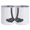 10 oz. White Stainless Steel Short Tumbler Thumbnail