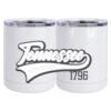 10 oz. White Stainless Steel Short Tumbler Thumbnail