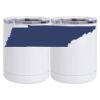 10 oz. White Stainless Steel Short Tumbler Thumbnail