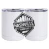 10 oz. White Stainless Steel Short Tumbler Thumbnail