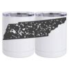 10 oz. White Stainless Steel Short Tumbler Thumbnail